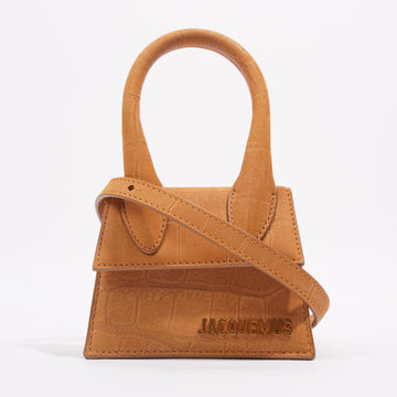 Jacquemus Womens Le Chiquito Tan Leather