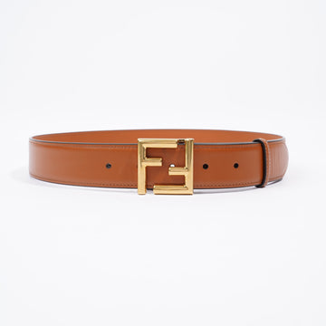 Fendi FF Belt Black Leather 80cm 32