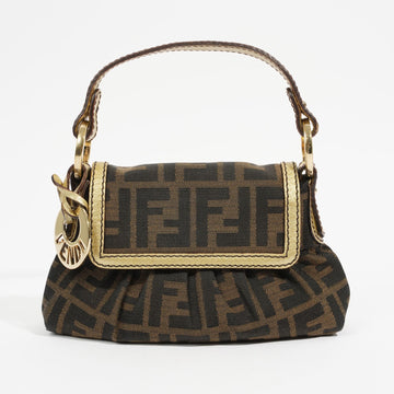 Fendi Mini Chef Brown FF Monogram Canvas