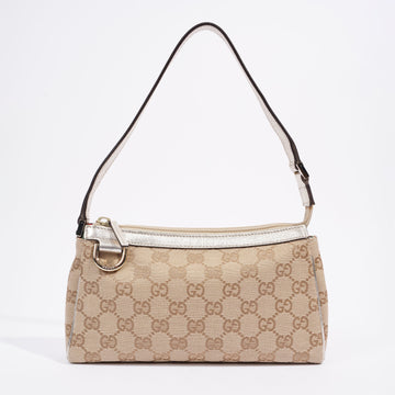 Gucci GG Pouch Beige Canvas