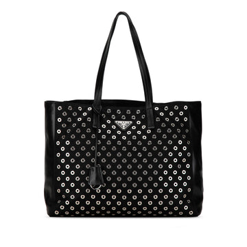 PRADA Tessuto Grommet Tote Tote Bag