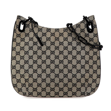 GUCCI GG Canvas Chain Hobo Hobo Bag