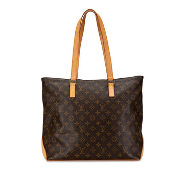 LOUIS VUITTON Monogram Cabas Mezzo Tote Bag