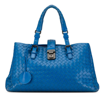 BOTTEGA VENETA Small Intrecciato Roma Satchel