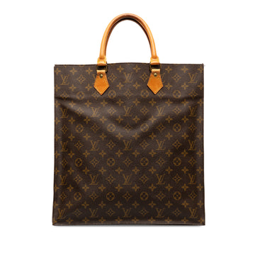 LOUIS VUITTON Monogram Sac Plat Tote Bag