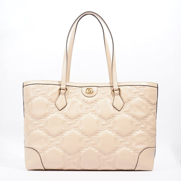 Gucci GG Medium Tote Nude Matelasse Leather