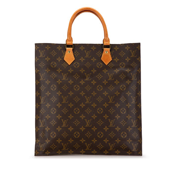 LOUIS VUITTON Monogram Sac Plat Tote Bag