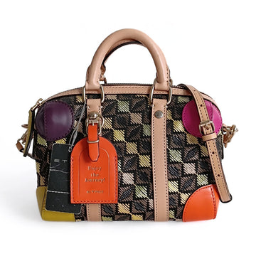 ETRO Etro Etro borsa Mini Speedy a tracolla in rafia e pelle multicolore