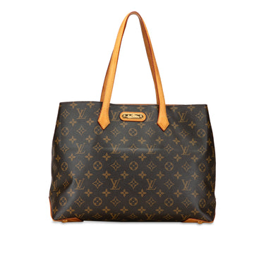 LOUIS VUITTON Monogram Wilshire MM Tote Bag