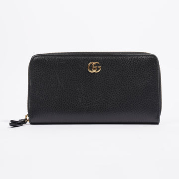 Gucci Zip Around Wallet Black Leather