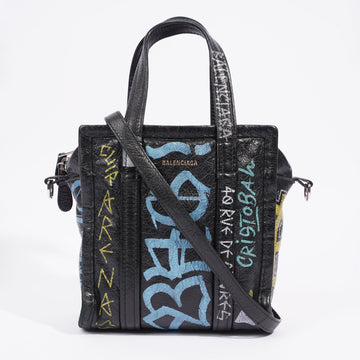 Balenciaga Mini Graffiti Black Multi Leather