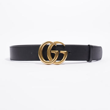 Gucci GG Marmont Belt Black Leather 80cm 32