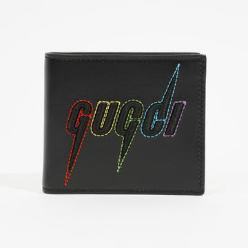 Gucci Rainbow Blade Wallet Black Leather