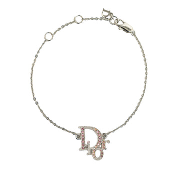 DIOR Logo Rhinestone Bracelet Costume Bracelet