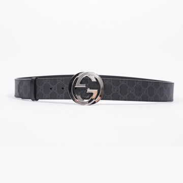 Gucci GG Belt Black GG Supreme Coated Canvas 115cm 46