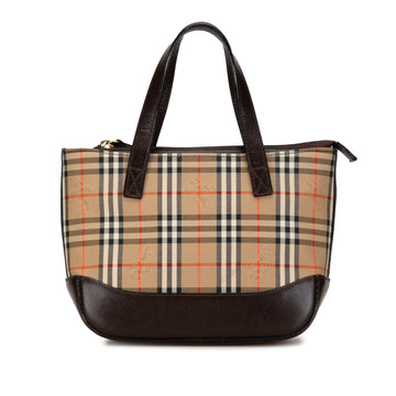 BURBERRY Haymarket Check Handbag