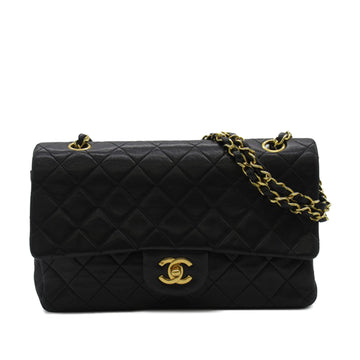 CHANEL Medium Classic Lambskin Double Flap Shoulder Bag