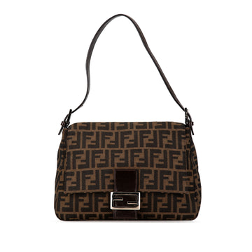 FENDI Zucca Canvas Mamma Forever Shoulder Bag