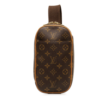 LOUIS VUITTON Monogram Pochette Gange Crossbody Bag