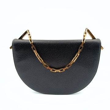 FENDI two-tone leather handbag with chain