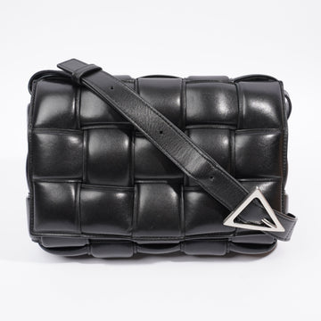 Bottega Veneta Padded Cassette Black Lambskin Leather