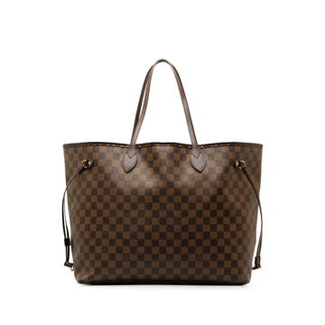 LOUIS VUITTON Damier Ebene Neverfull GM Tote Bag