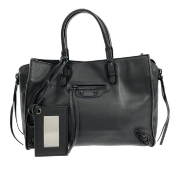 BALENCIAGA Mini Papier A6 Zip-Around Satchel