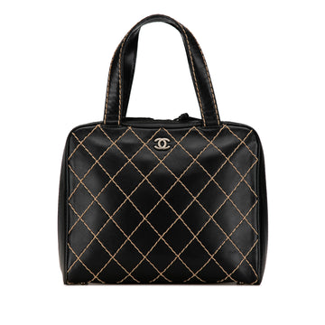 CHANEL CC Wild Stitch Lambskin Handbag