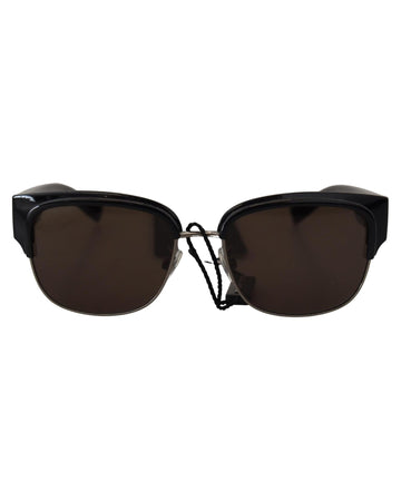 Dolce & Gabbana Women's Black Plastic Square Frame DG6137 Logo Sunglasses