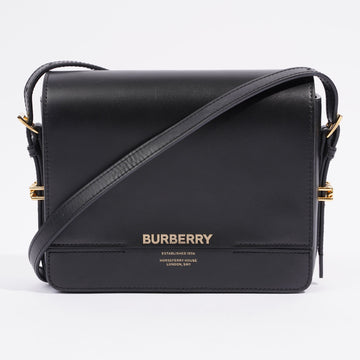 Burberry Grace Black Leather Small