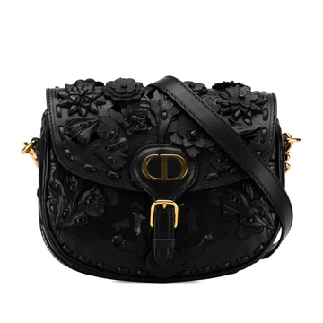 DIOR Medium Floral Applique Bobby Crossbody Bag