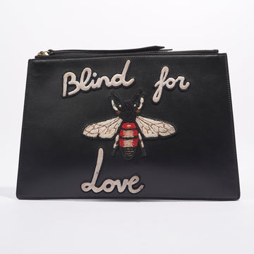 Gucci Blind For Love Black Leather