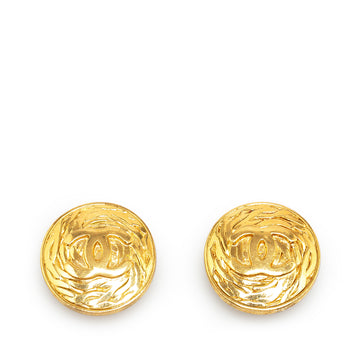 CHANEL CC Clip on Earrings Costume Earrings