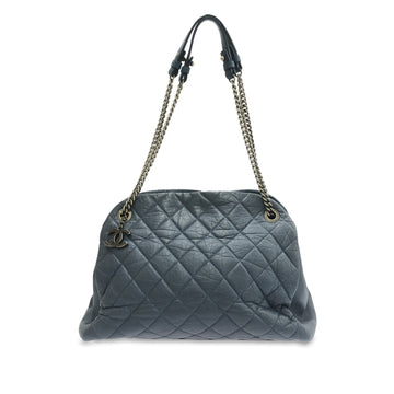 CHANEL Large Aged Calfskin Just Mademoiselle Bowling Bag