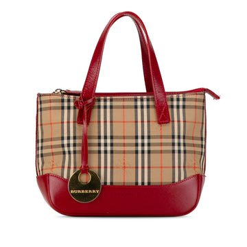 BURBERRY Haymarket Check Handbag