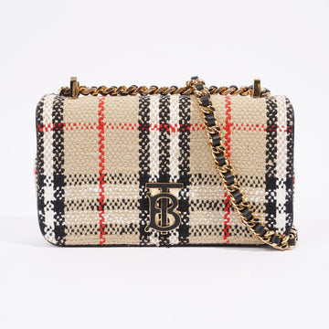 Burberry Mini Lola Burberry Check Boucle Cotton