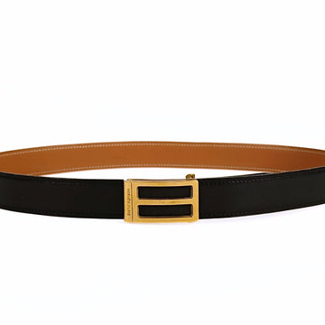 HERMeS Hermes vintage two-tone leather belt from 1984