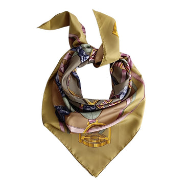 HERMES Hermes Hermes Grand Manege silk scarf 89x89