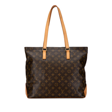 LOUIS VUITTON Monogram Cabas Mezzo Tote Bag