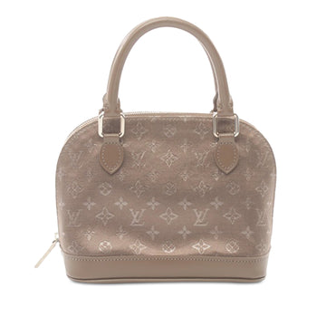 LOUIS VUITTON Monogram Satin Mini Alma Handbag