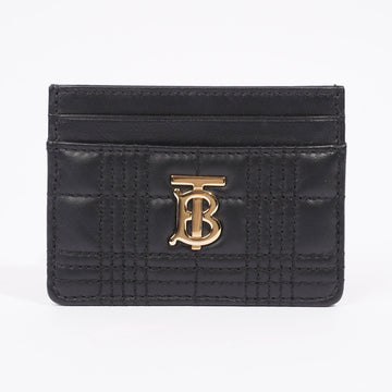 Burberry Lola Card Holder Black Leather