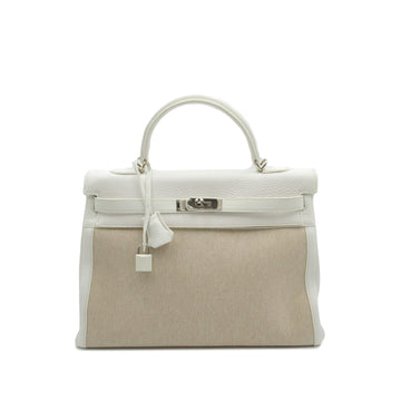 Hermes Toile H and Clemence Kelly Retourne 35 Satchel