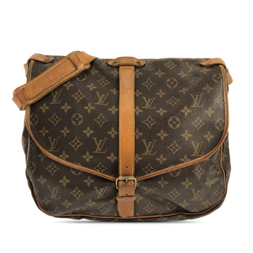 LOUIS VUITTON Monogram Saumur 35 Crossbody Bag