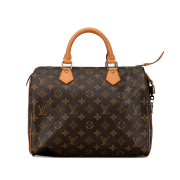 LOUIS VUITTON Monogram Speedy 30 Boston Bag