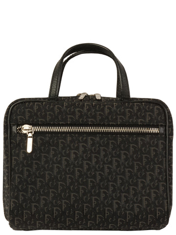 DIOR Trotter Pattern Mini Hand Bag Black