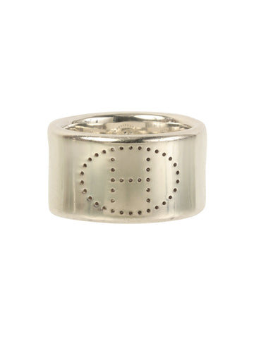 HERMES Eclipse Ruban Ring Silver