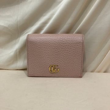 Gucci Pink Leather Bifold Wallet Sku# 74470