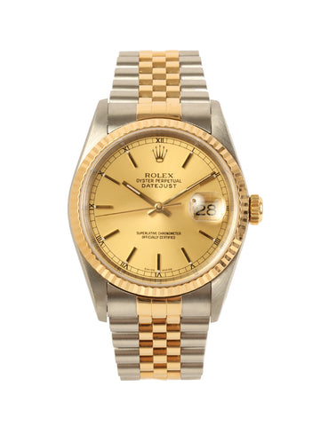 ROLEX Oyster Perpetual Datejust Silver/Gold