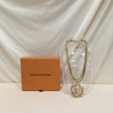 Louis Vuitton Gold Snake Chain Necklace Sku# 73127