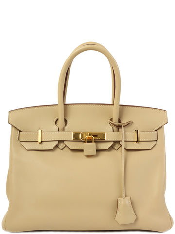 HERMES 2009 Made Birkin 30Cm Parchemin